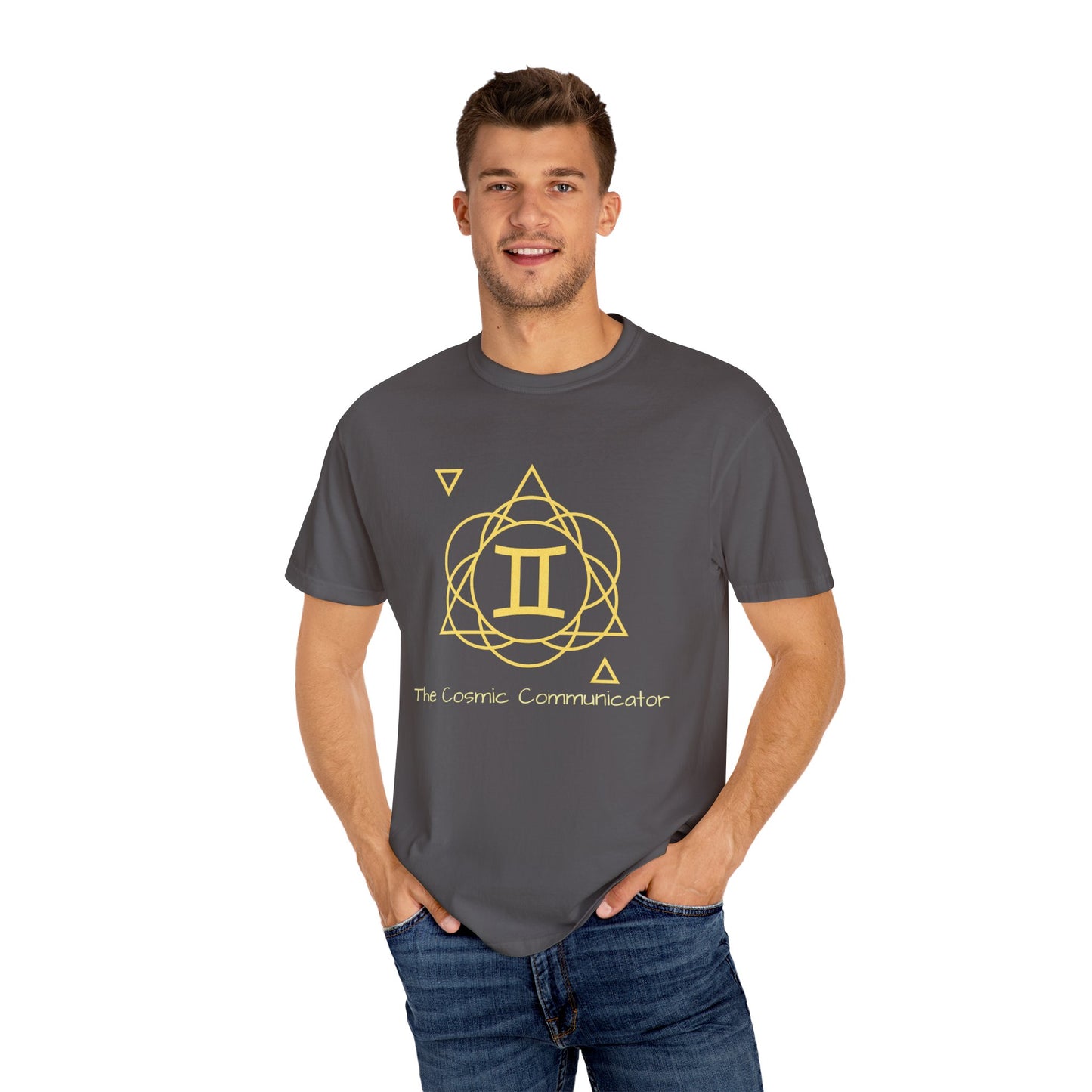 Gemini Sacred Geometry T-Shirt | The Cosmic Communicator Tee in 13 different Colors | Astrology Gift