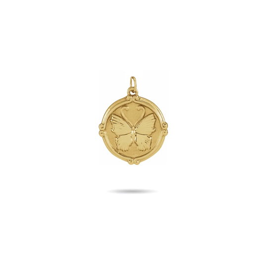 Butterfly Medallion Pendant