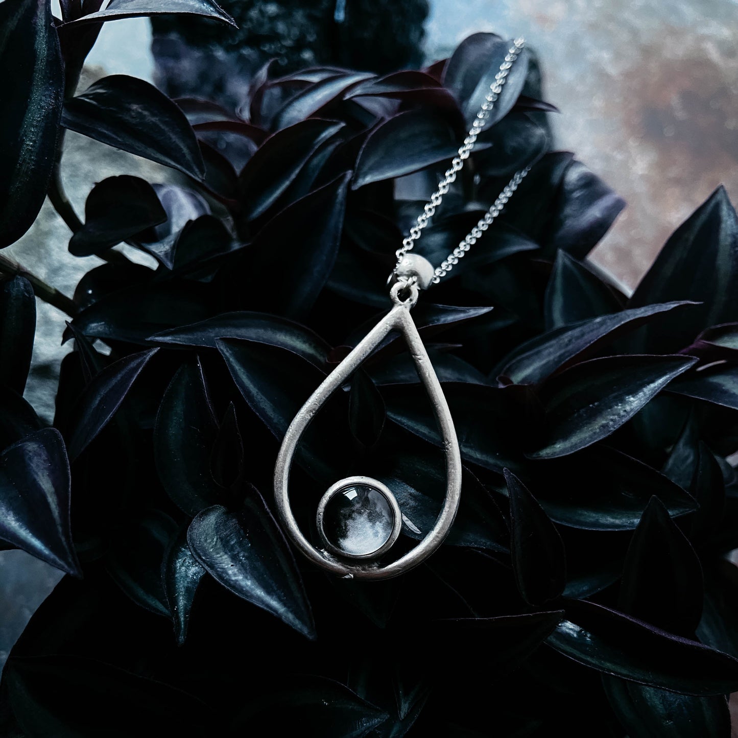 My Moon Teardrop Pendant Necklace