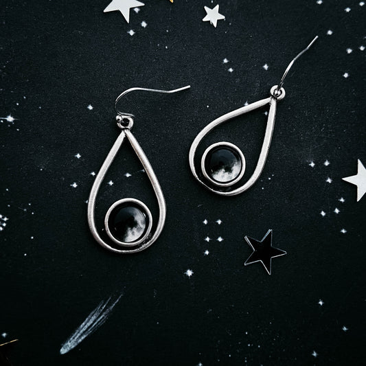 My Moon Teardrop Dangle Earrings