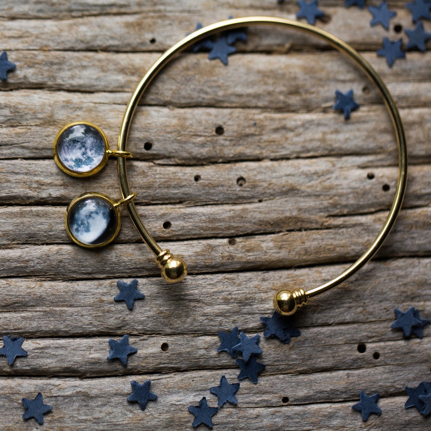 Custom My Moon Charm - Bracelet Sold Separately, Charm Only