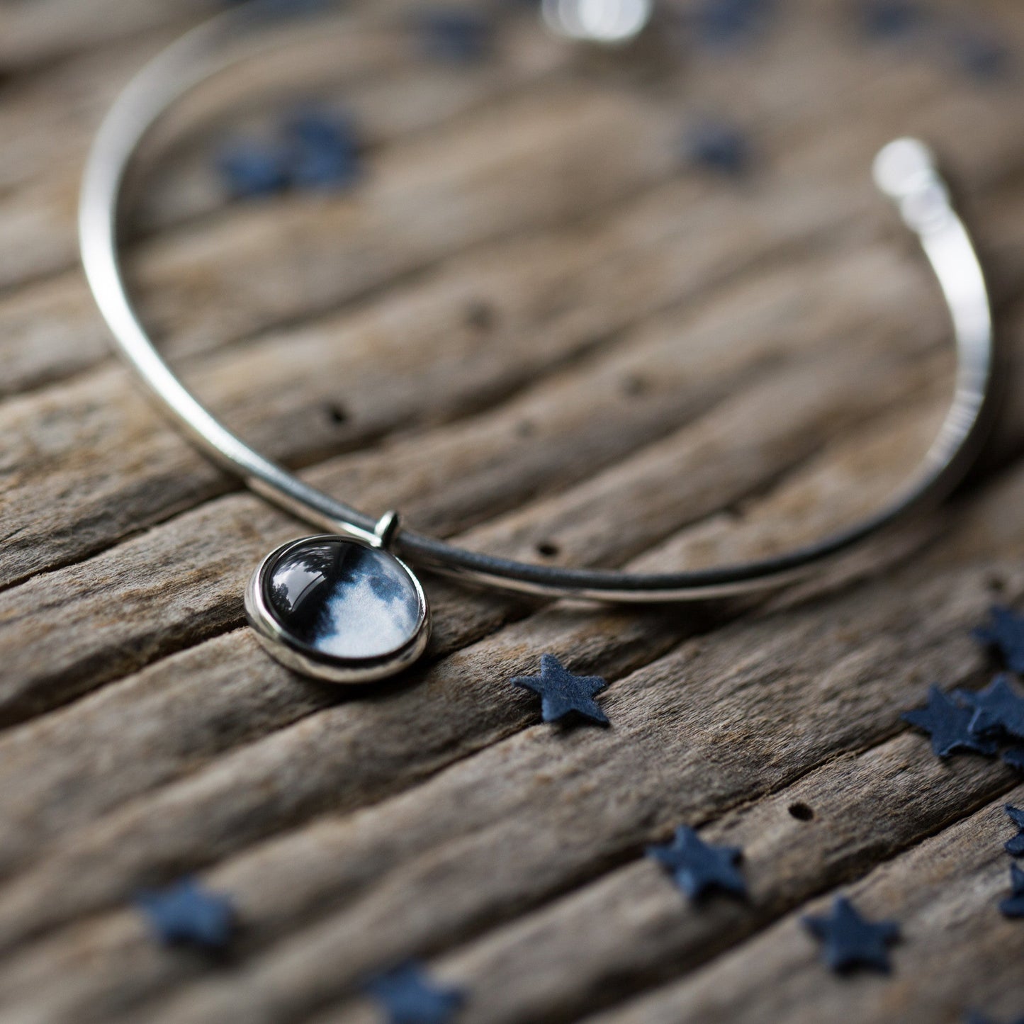 Custom My Moon Charm - Bracelet Sold Separately, Charm Only